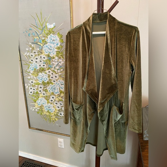 Velvet Open Jacket - Picture 2 of 8